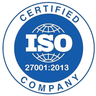 ISO 27001:2013 certified information security management system ensuring data security at Velvu Technologies