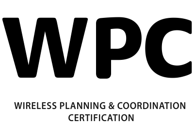 WPC certified product by Velvu Technologies ensuring compliance with wireless communication standards in India
