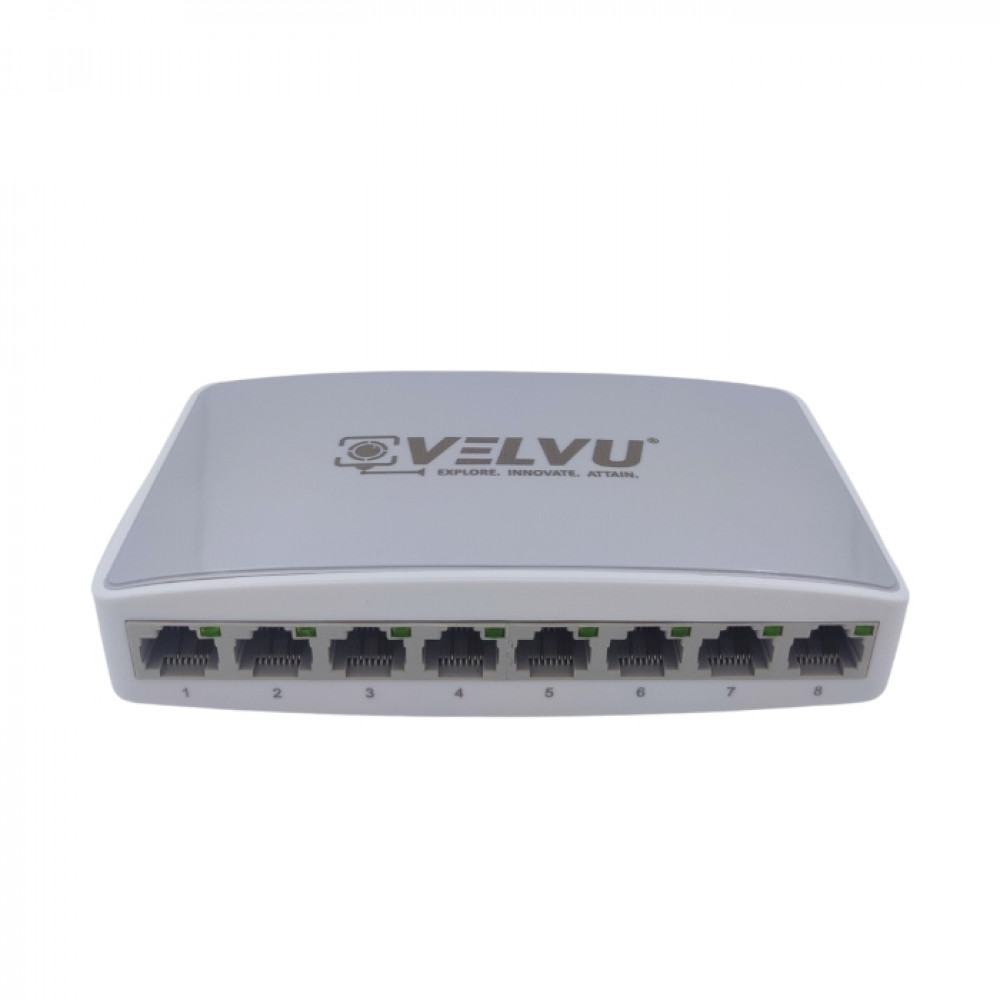 Image of VELVU 8 PORT 10/100 NETWORK SWITCH ST-NS-1108