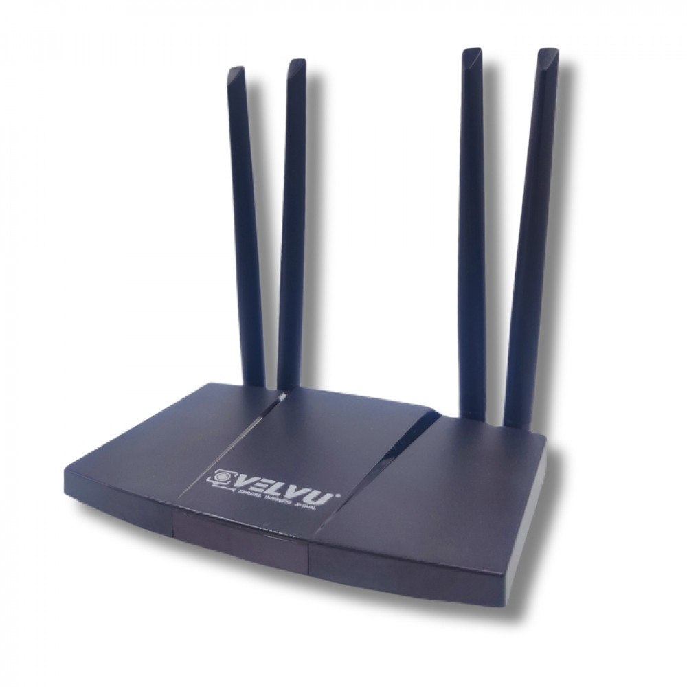 Image of Velvu 5G SIM Support WIFI Router with 2 LAN / Wan Ports and 4 Antennas WRV-800