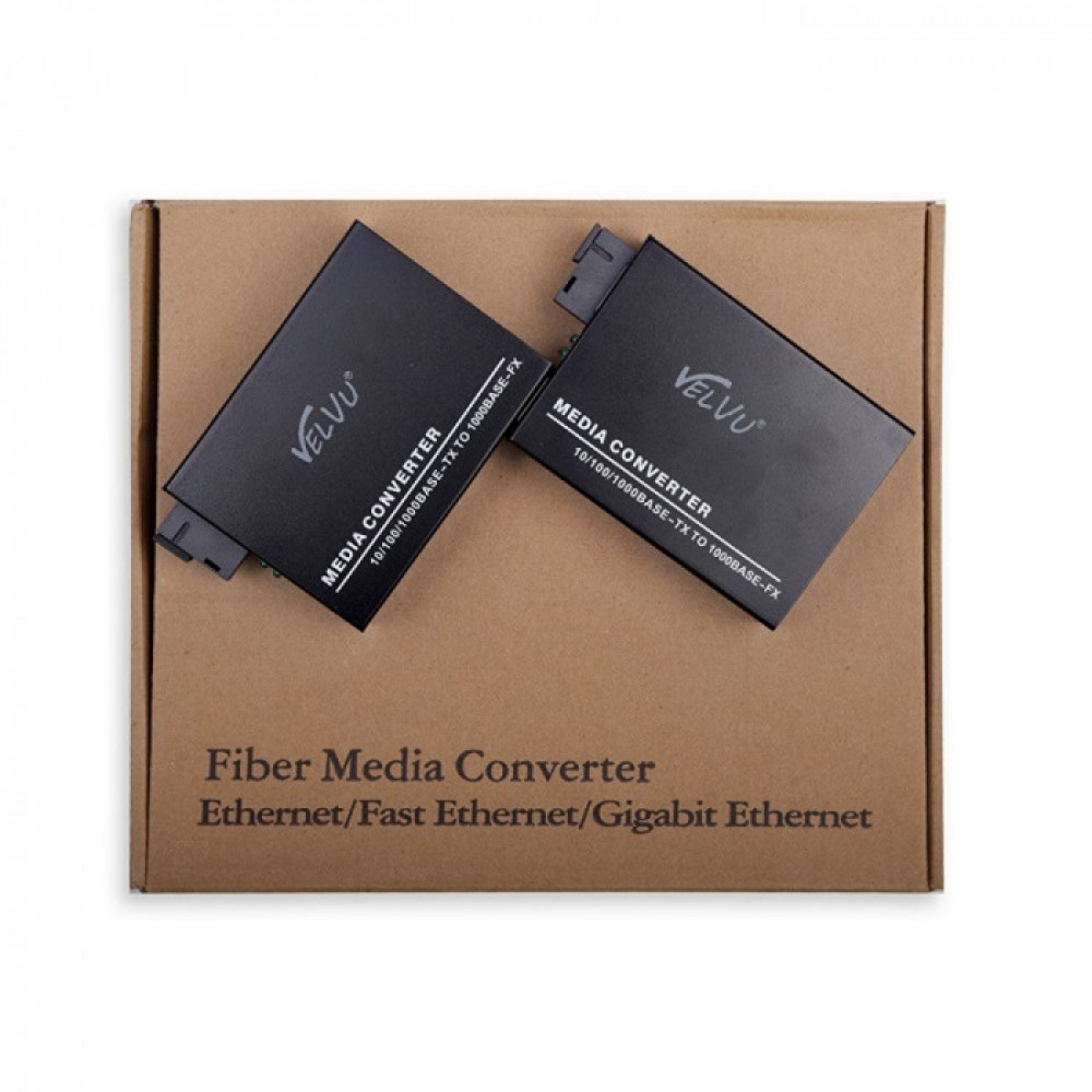 Image of Velvu 10/100/1000 Media Converter ST-MC-GIGA