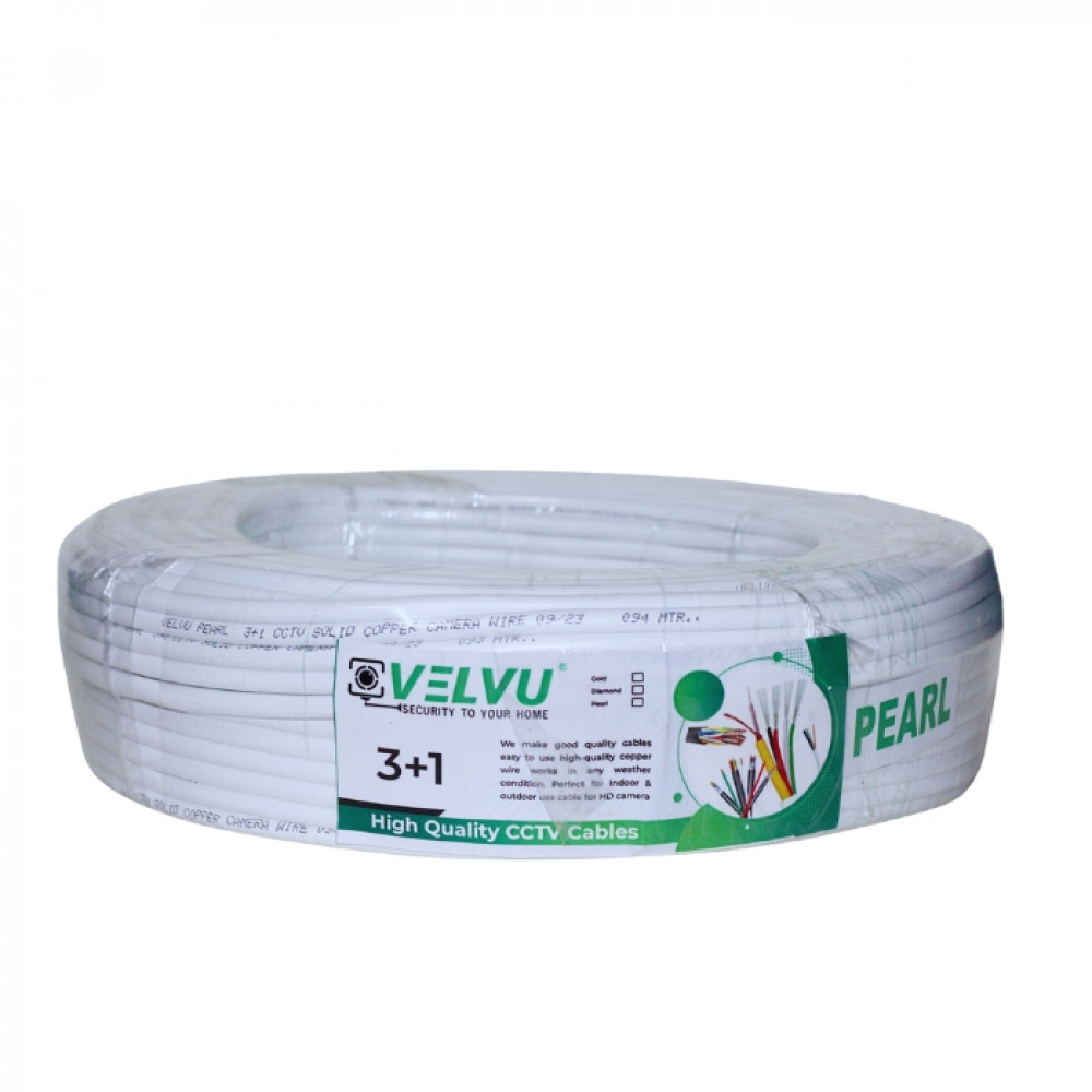 Image of Velvu CCTV Cable ST-CC-Pearl (Length: 90 mtr.)