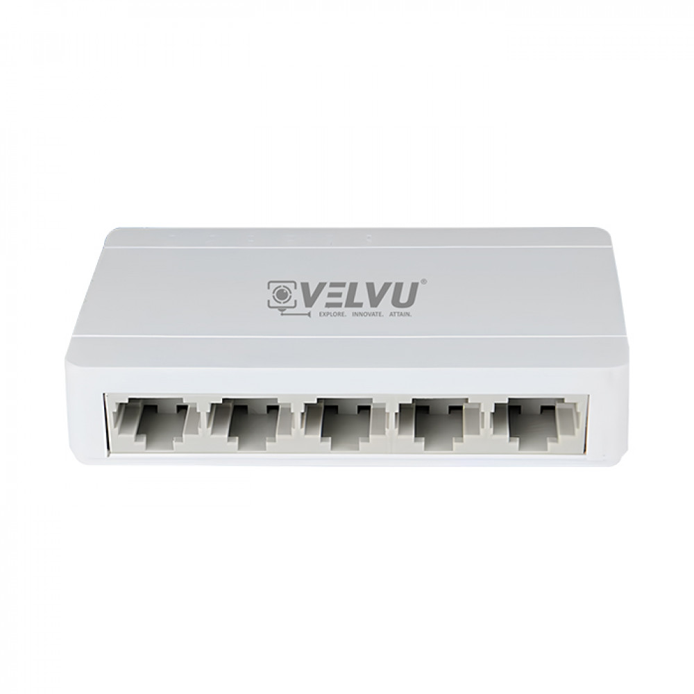 Image of VELVU 5 PORT FULL GIGA NETWORK SWITCH  ST-NS-5105