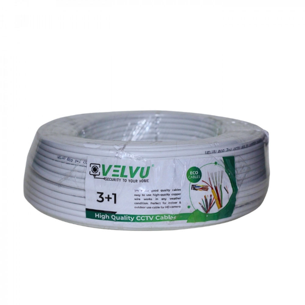 Image of Velvu CCTV Cable 3+1 ST-CC-ECO-90Y (Length : 90yd)