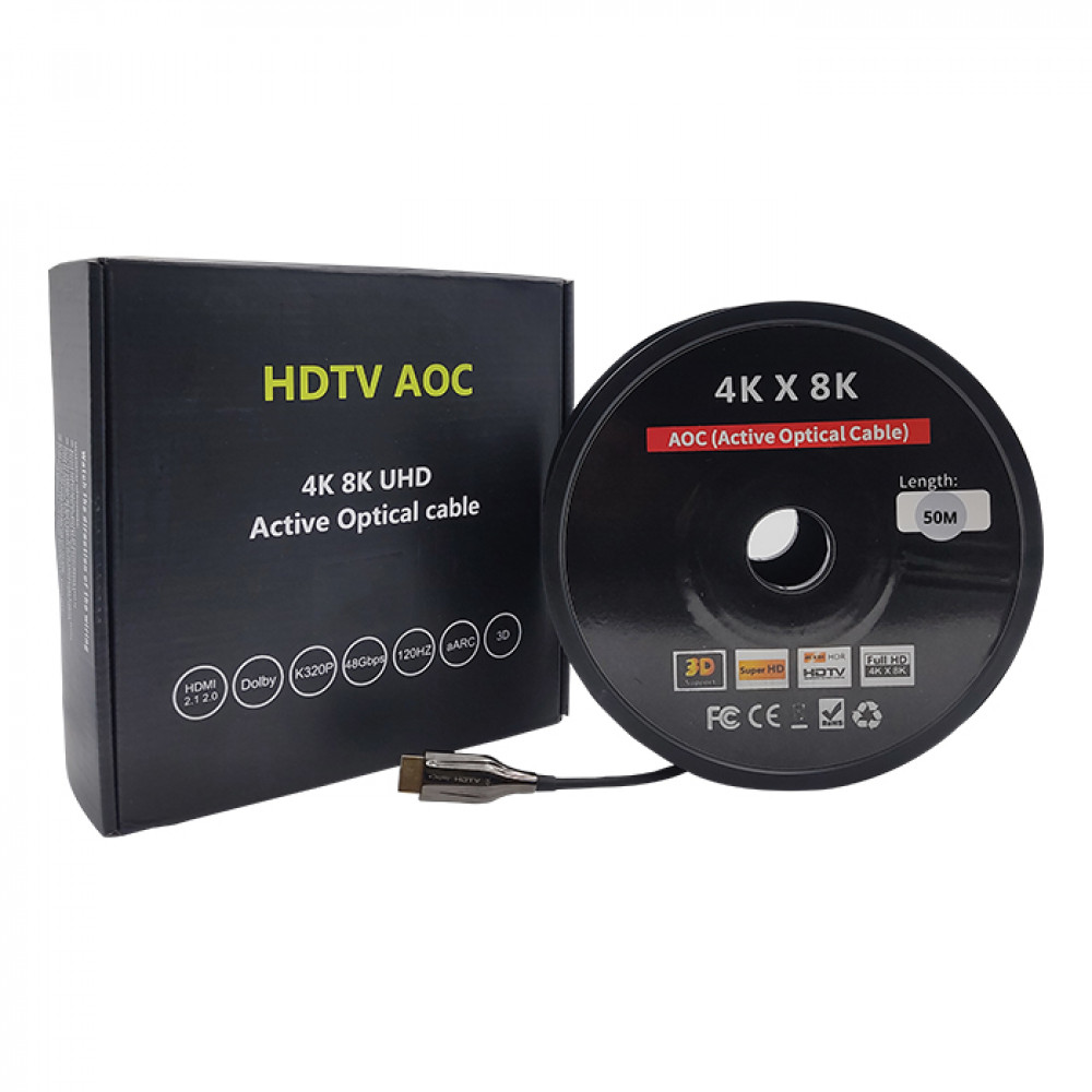 Image of Velvu 4K FIBER HDMI Cable 50mtr